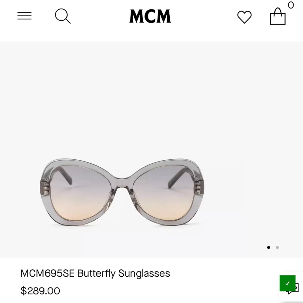 MCM Butterfly Sunglasses
